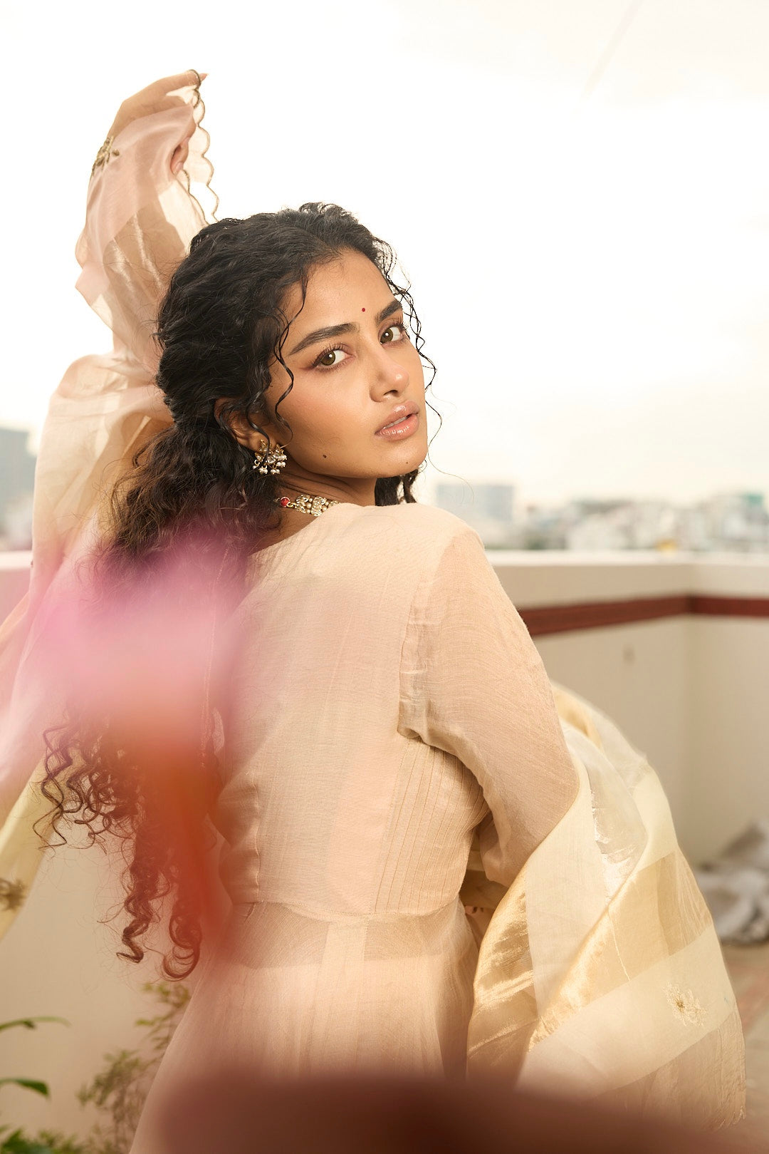 Actor Anupama Parameswaran in our regal Anarkali