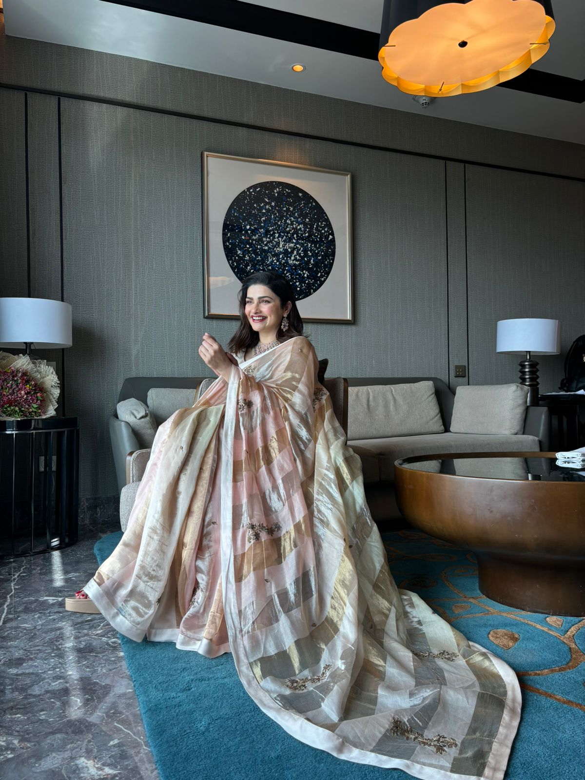 Actor Prachi Desai in our Tarini Saree