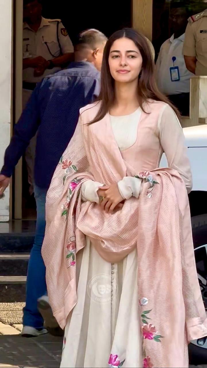 Actor Ananya Panday in our Yukta Anarkali