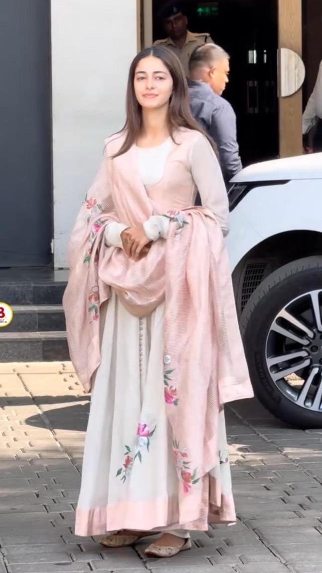 Actor Ananya Panday in our Yukta Anarkali