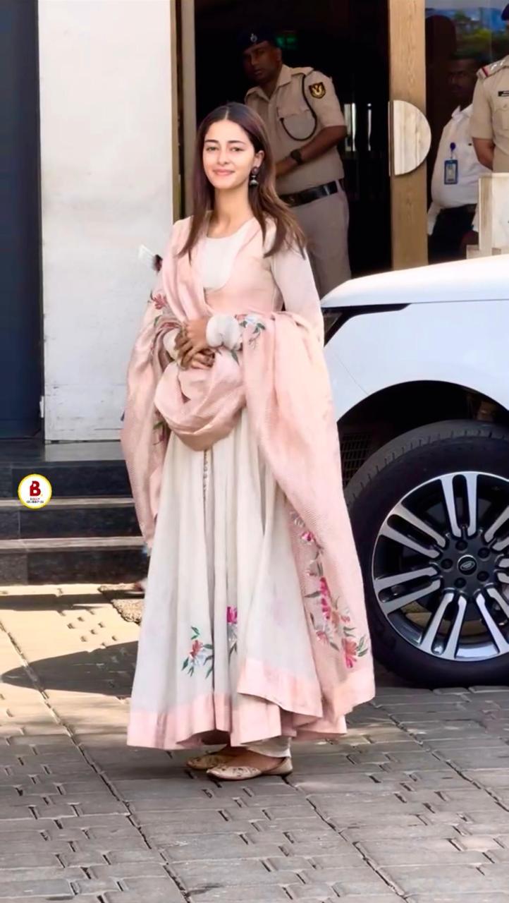 Actor Ananya Panday in our Yukta Anarkali