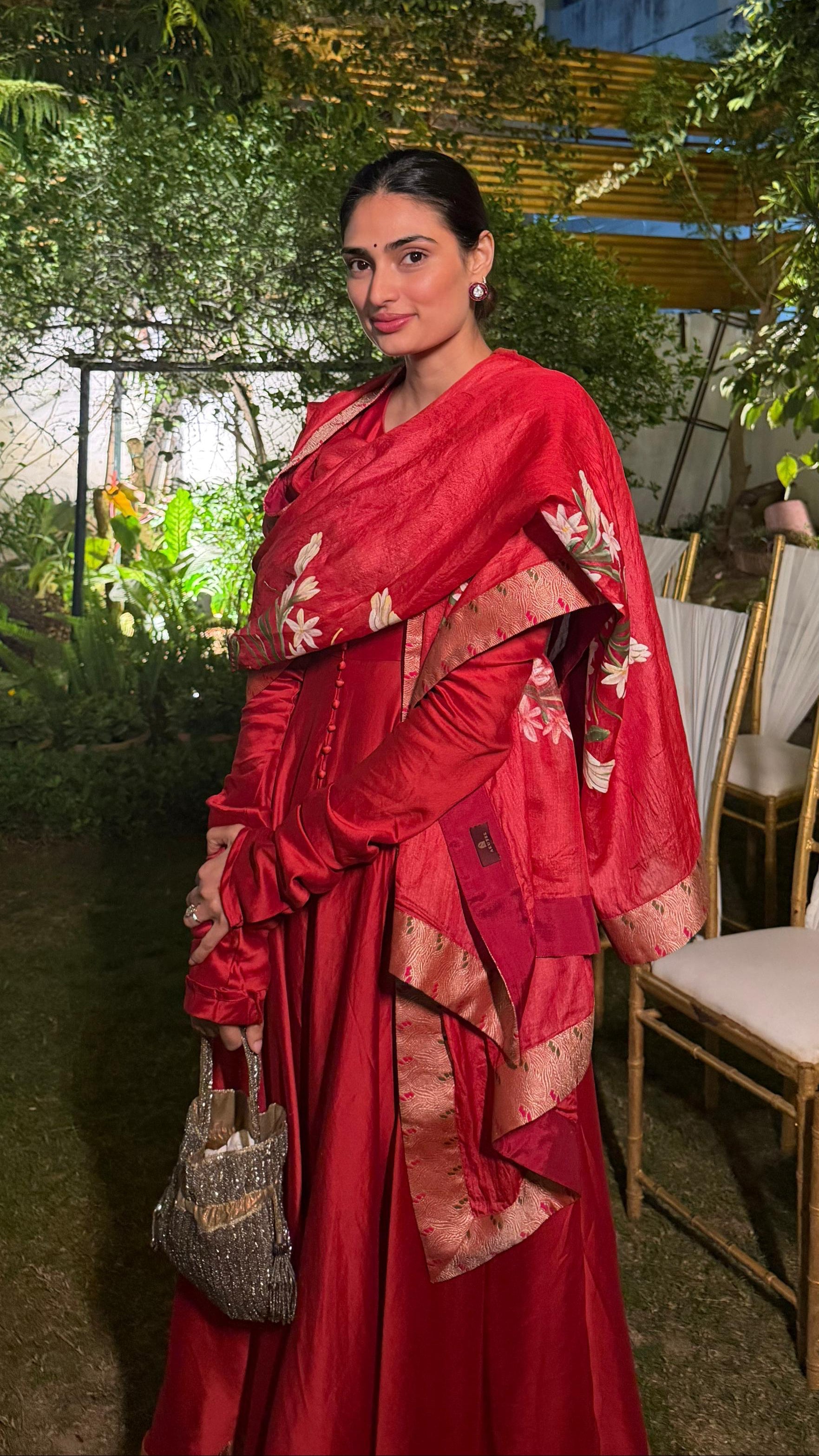 Actor Athiya Shetty in our Aradhya Anarkali