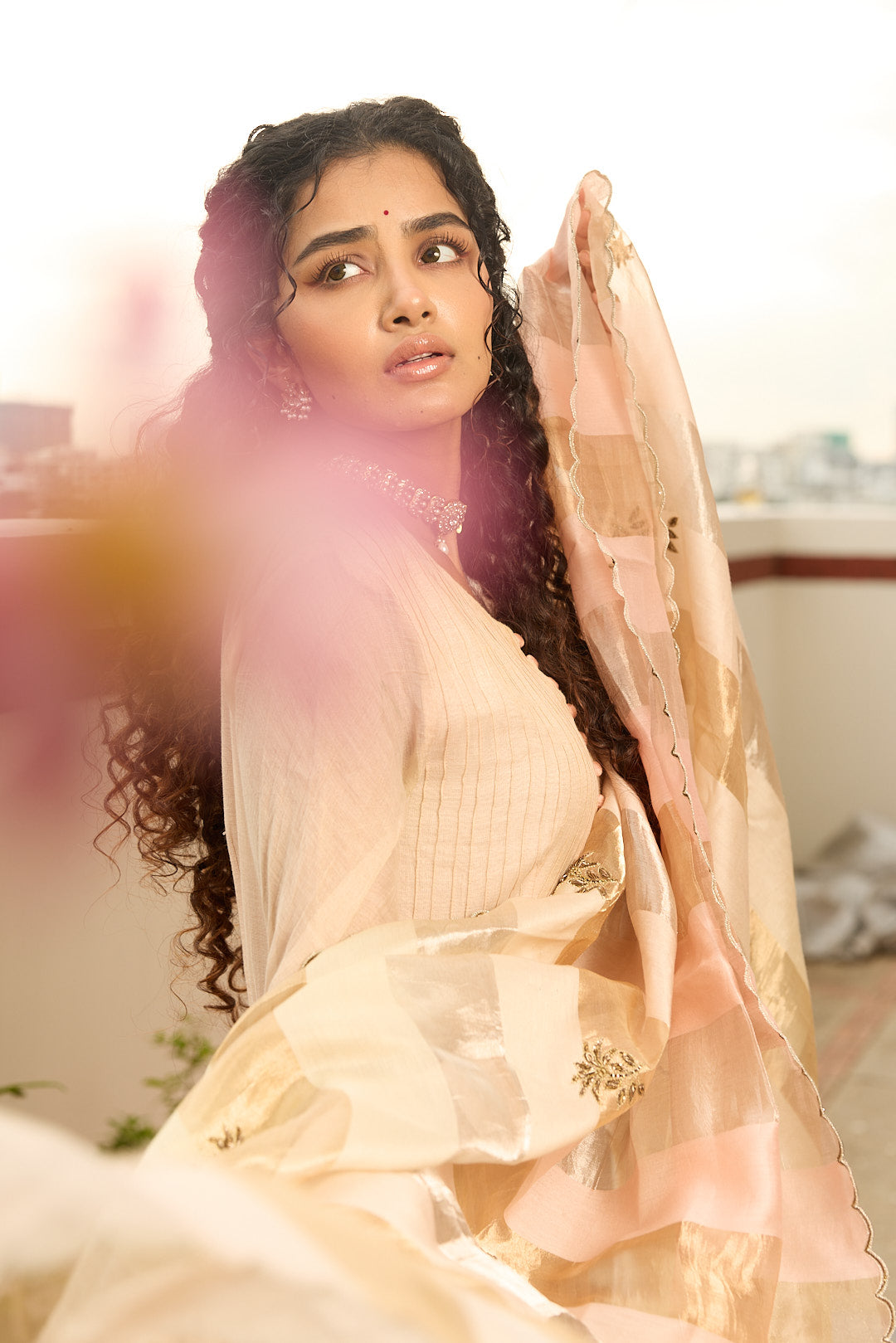 Actor Anupama Parameswaran in our regal Anarkali