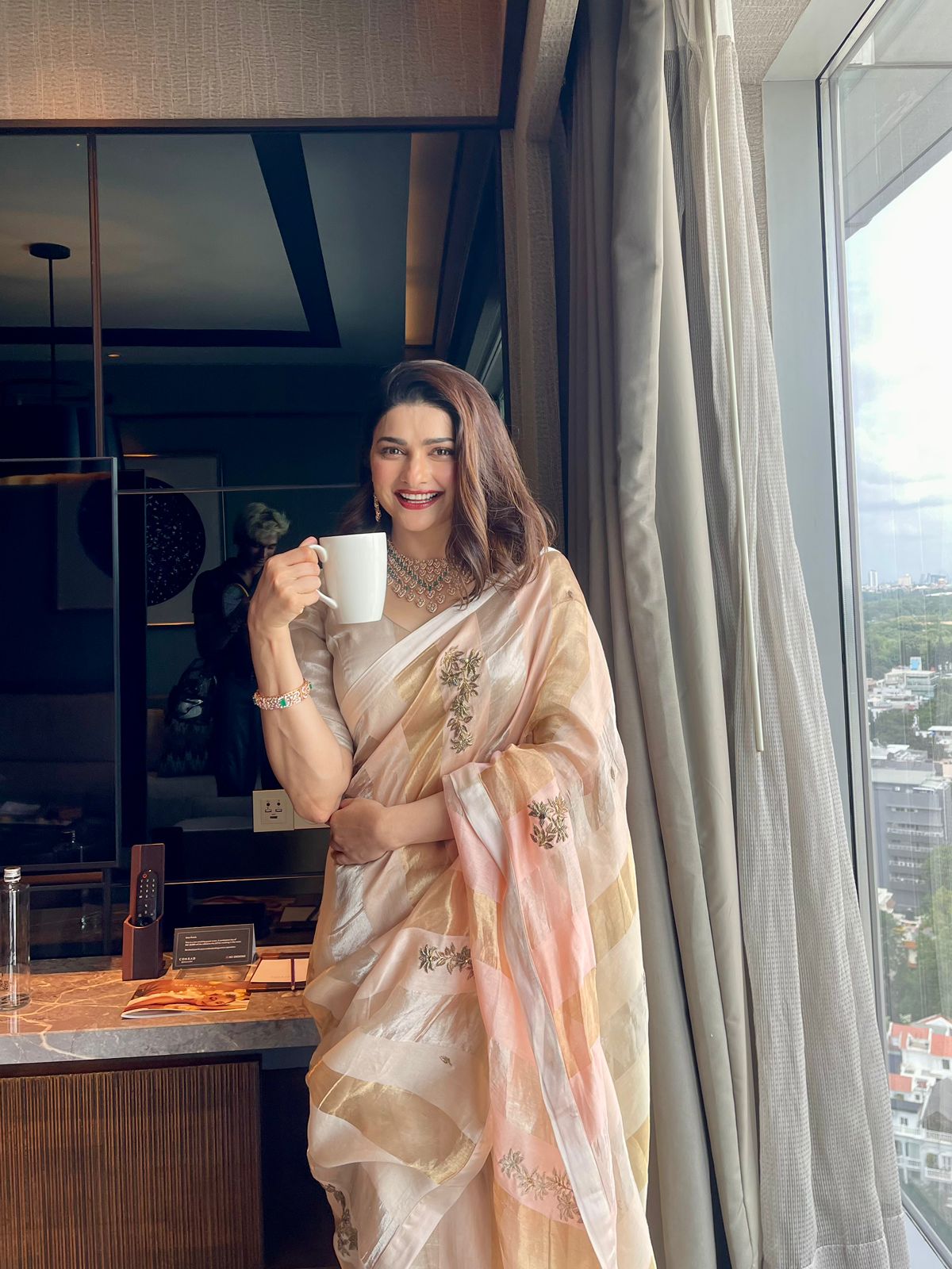 Actor Prachi Desai in our Tarini Saree