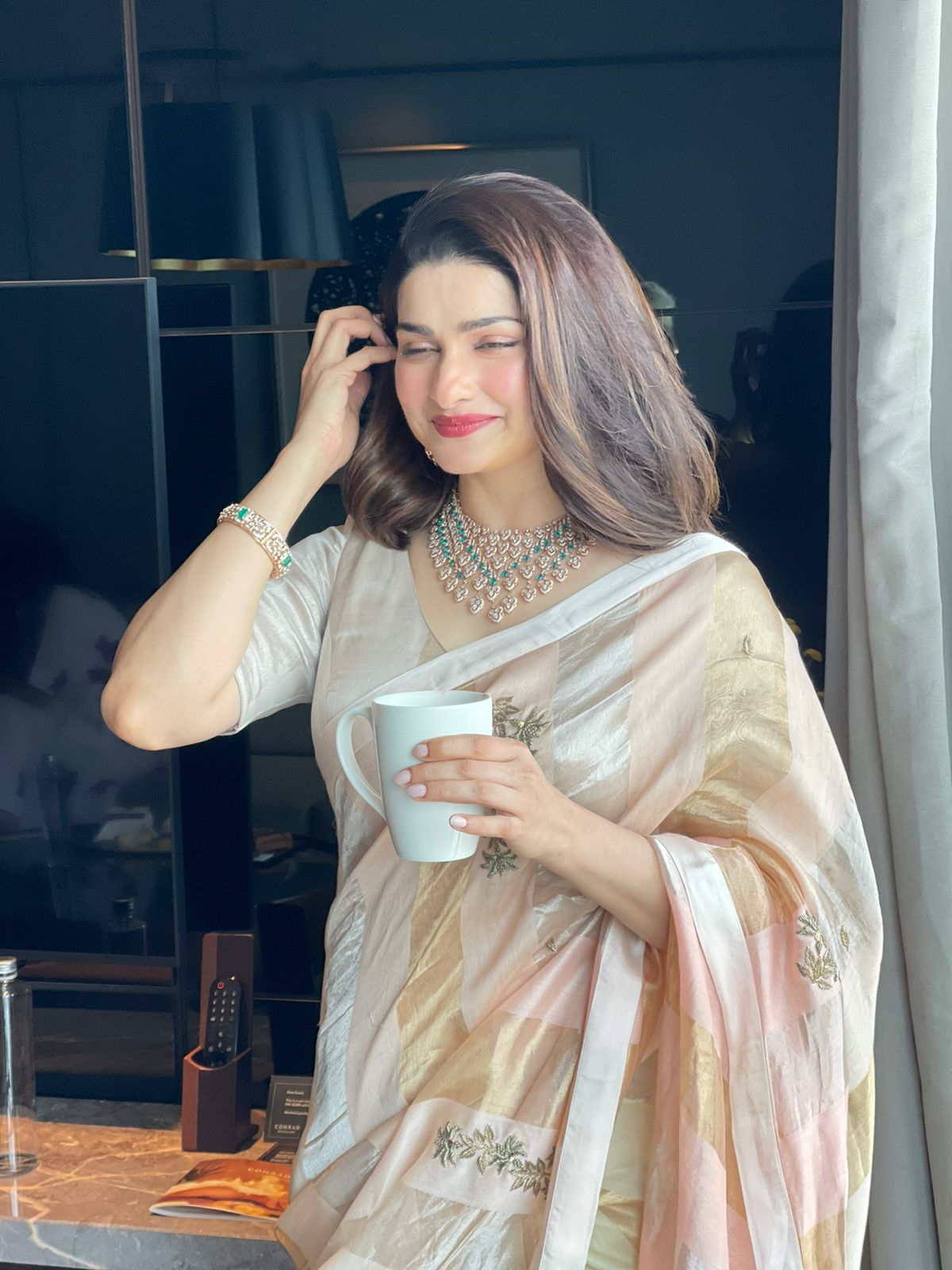 Actor Prachi Desai in our Tarini Saree