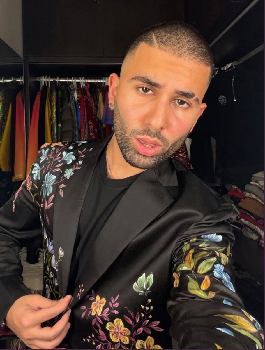 Orry in Custom Hand-Painted Jacket