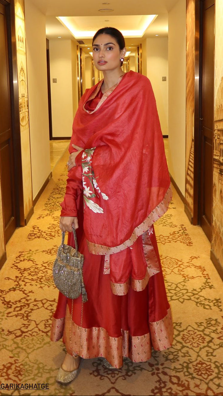 Actor Athiya Shetty in our Aradhya Anarkali