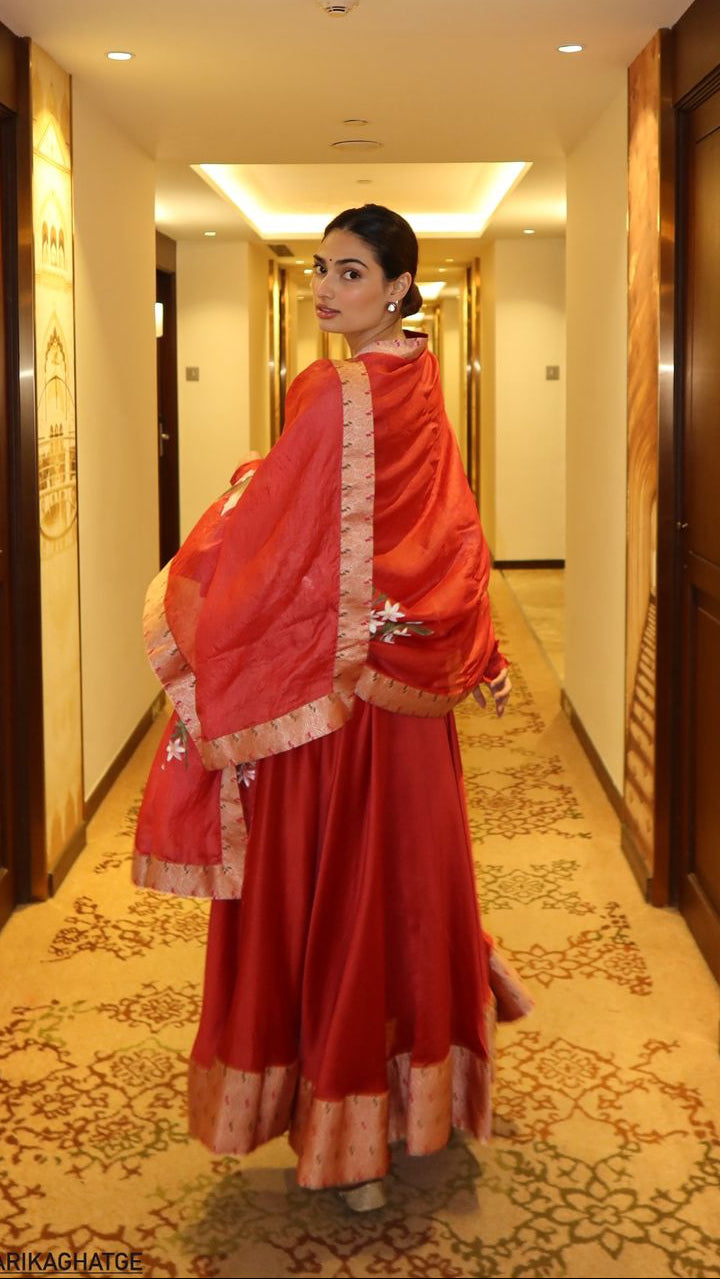 Actor Athiya Shetty in our Aradhya Anarkali