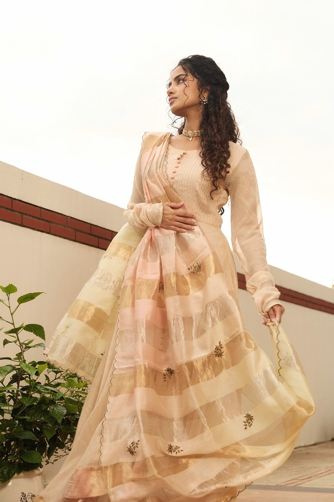 Actor Anupama Parameswaran in our regal Anarkali